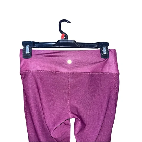 2/$20 🩷 90 Degree by Reflex Women’s Mesh Panel Activewear Leggings SIZE S PURPLE - Picture 6 of 7